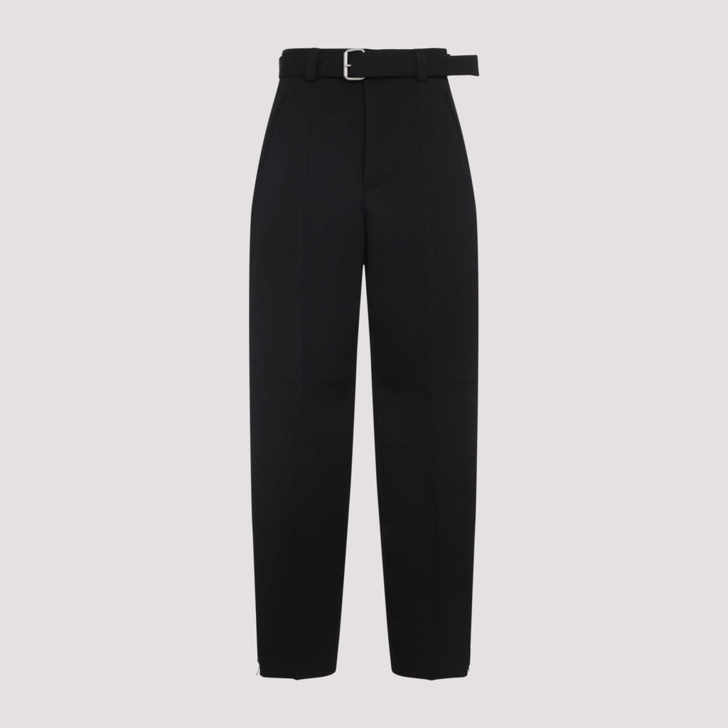 BOTTEGA VENETA Wool Belted Trousers for Women