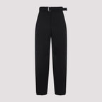 BOTTEGA VENETA Wool Belted Trousers for Women