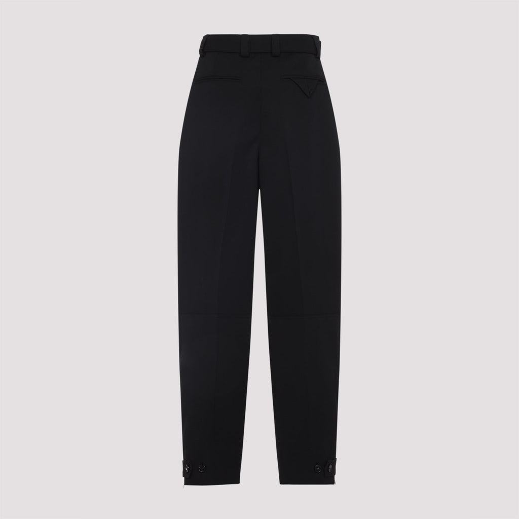 BOTTEGA VENETA Wool Belted Trousers for Women