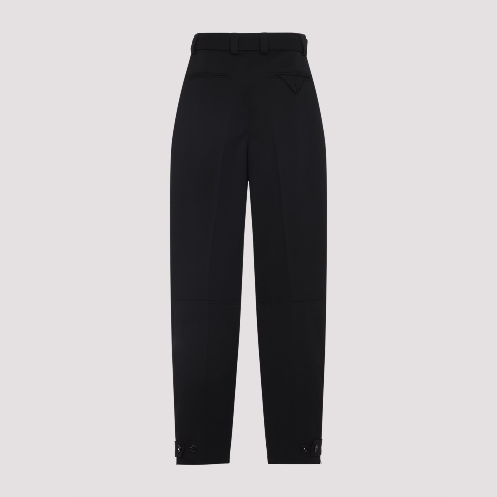 BOTTEGA VENETA Wool Belted Trousers for Women