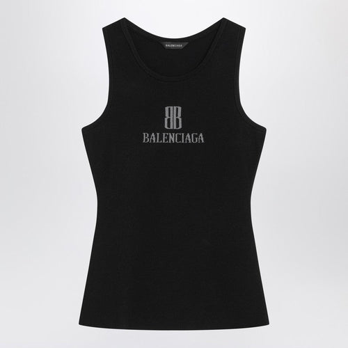 Balenciaga Black Nano Bb Tank Top Women