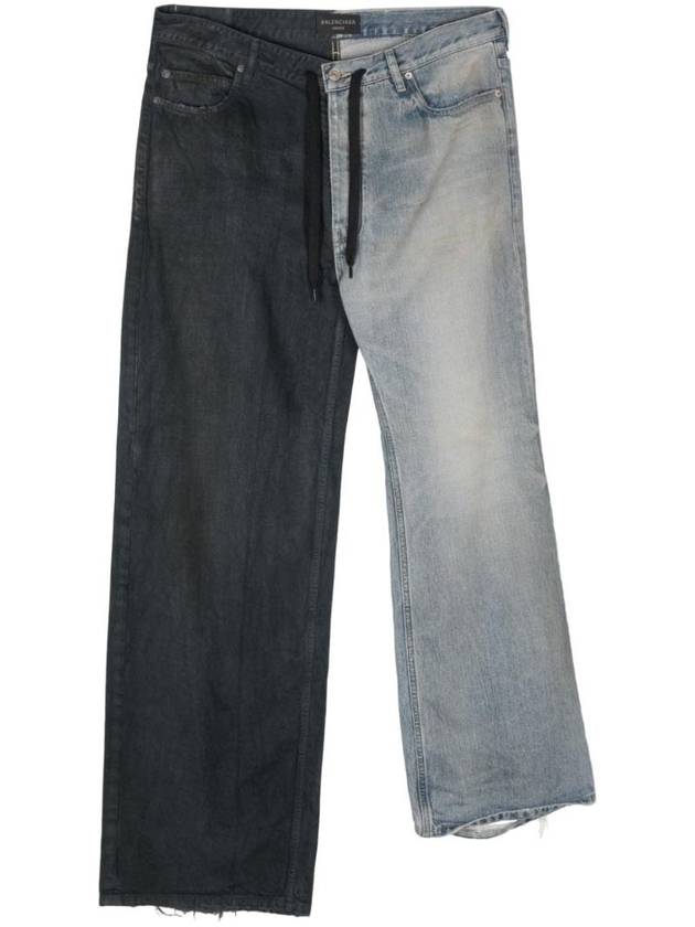 Balenciaga Fifty Fifty Jeans Black Blue