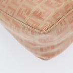 FENDI Zucchino Canvas Hand Bag Enamel Orange83668