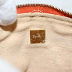 FENDI Zucchino Canvas Hand Bag Enamel Orange83668