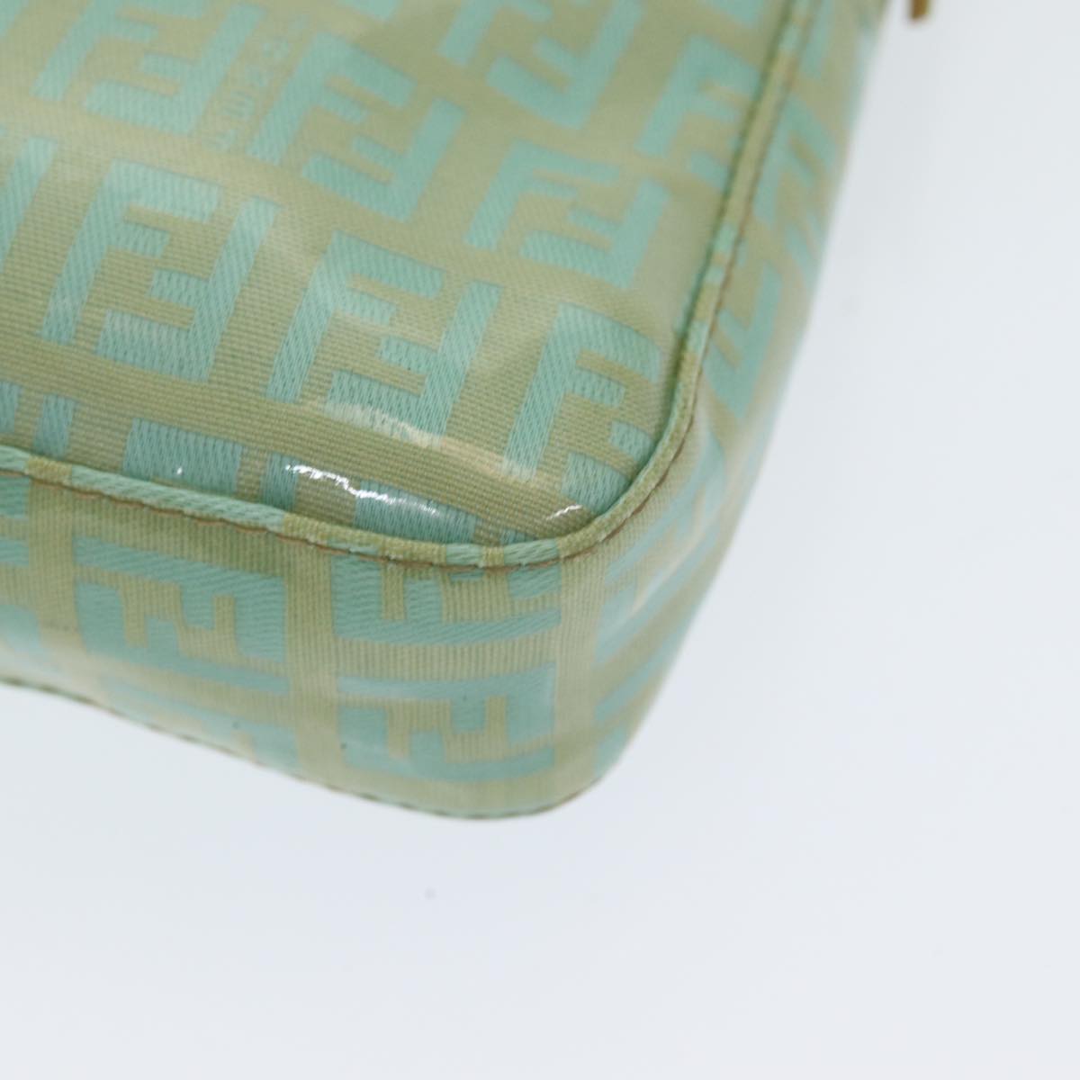 FENDI Zucchino Canvas Mamma Baguette Hand Bag Enamel83669