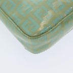 FENDI Zucchino Canvas Mamma Baguette Hand Bag Enamel83669