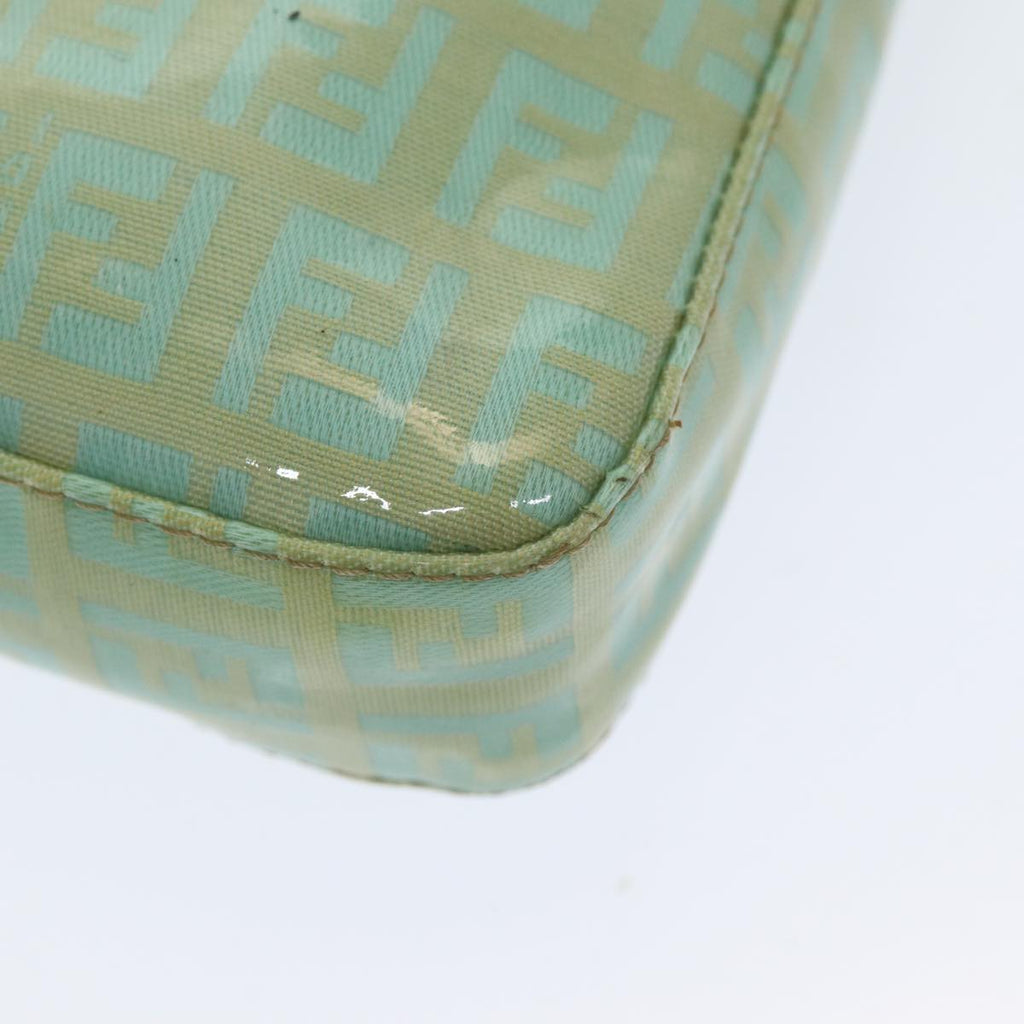 FENDI Zucchino Canvas Mamma Baguette Hand Bag Enamel83669