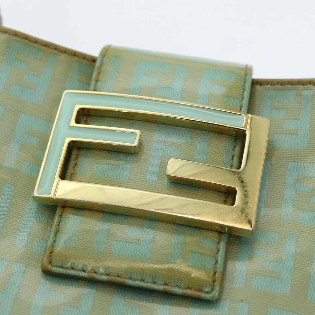 FENDI Zucchino Canvas Mamma Baguette Hand Bag Enamel83669