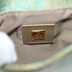 FENDI Zucchino Canvas Mamma Baguette Hand Bag Enamel83669