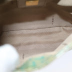 FENDI Zucchino Canvas Mamma Baguette Hand Bag Enamel83669