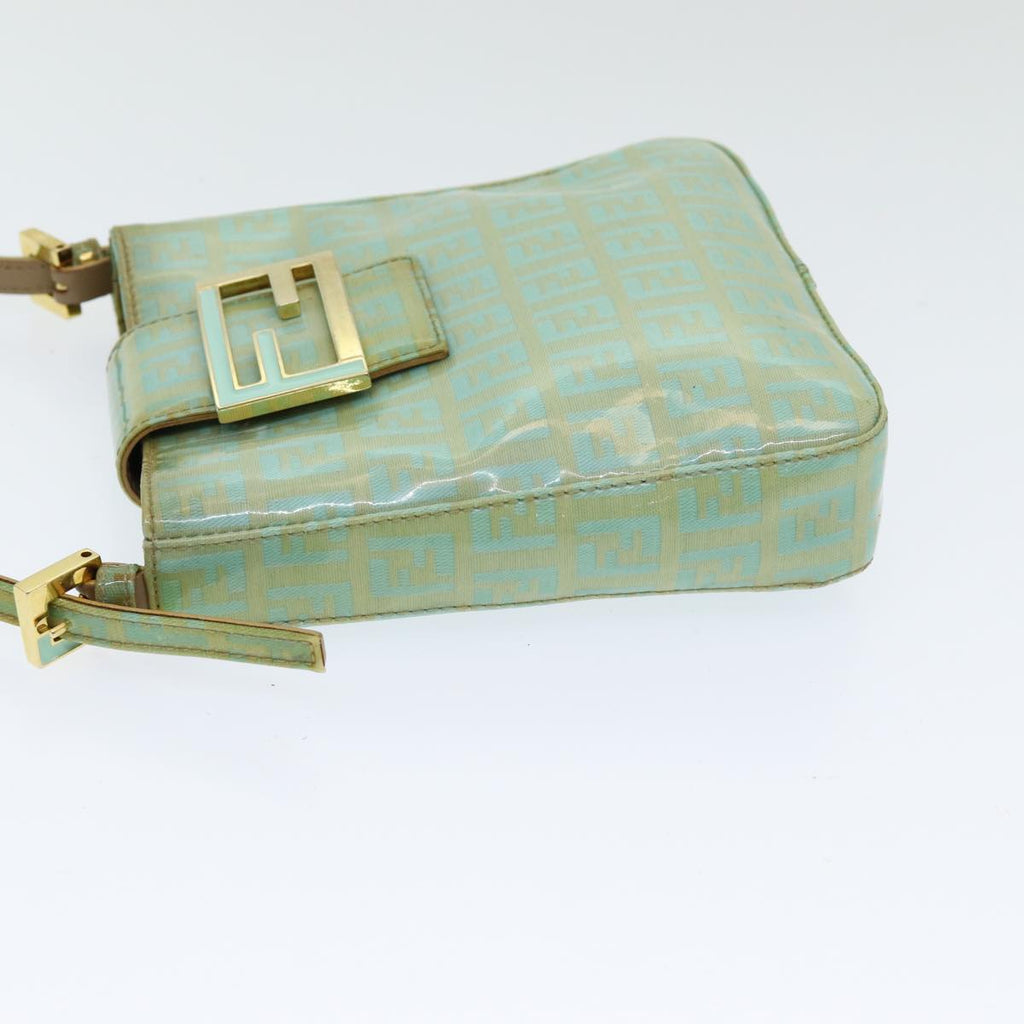 FENDI Zucchino Canvas Mamma Baguette Hand Bag Enamel83669