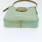 FENDI Zucchino Canvas Mamma Baguette Hand Bag Enamel83669