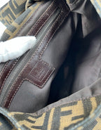 Fendi Mamma Baguette in Brown Zucca Canvas