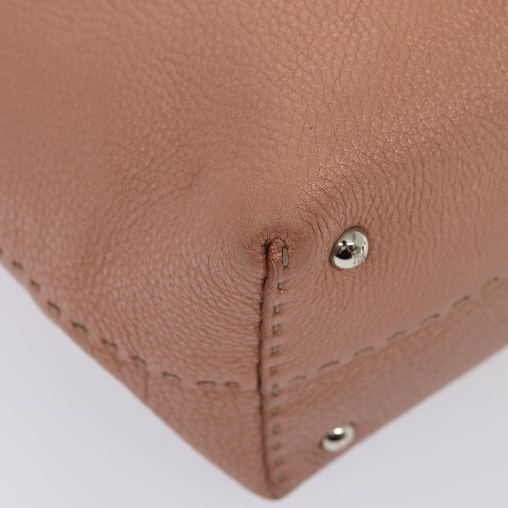 FENDI Tote Bag Leather Pink83686