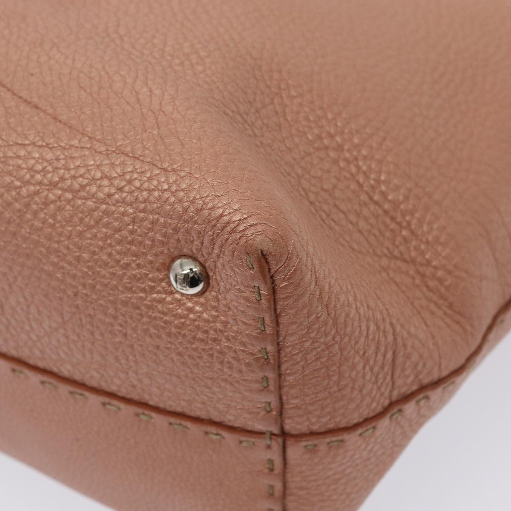 FENDI Tote Bag Leather Pink83686