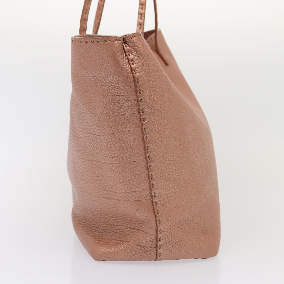 FENDI Tote Bag Leather Pink83686