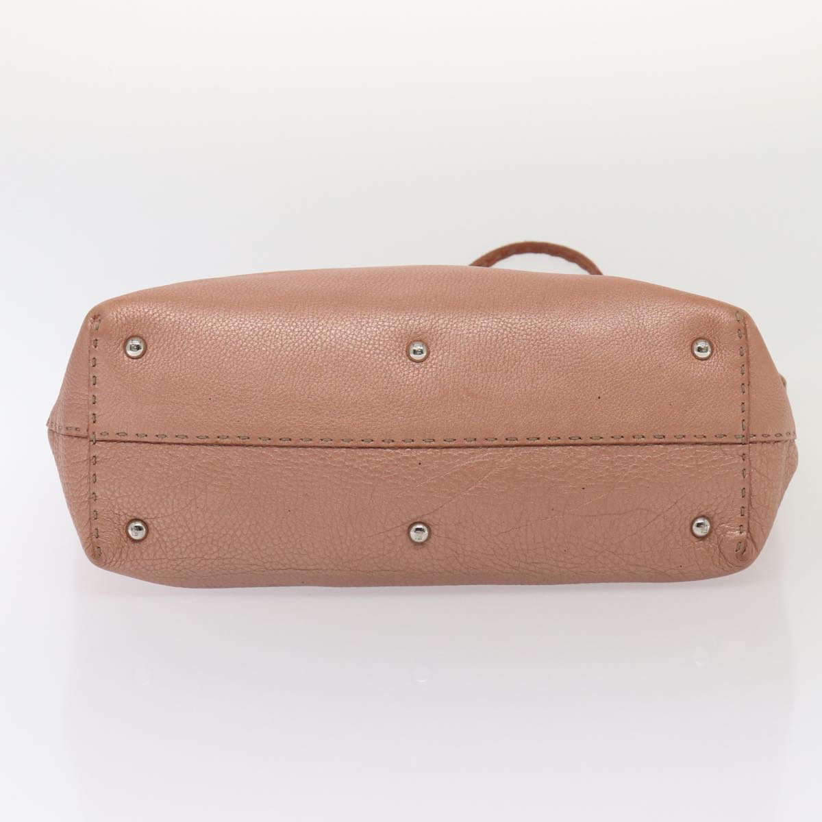 FENDI Tote Bag Leather Pink83686