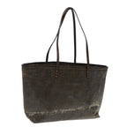 FENDI Zucca Canvas Tote Bag Brown Black83688