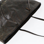 FENDI Zucca Canvas Tote Bag Brown Black83688