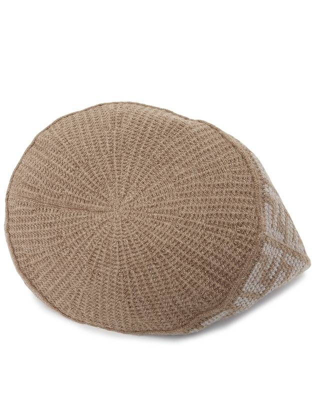 Fendi FF Cashmere Shopping Bag Beige