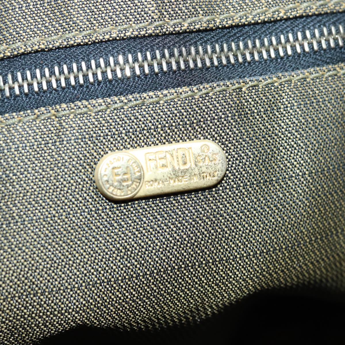 FENDI Zucca Canvas Vanity Hand Bag Brown83809