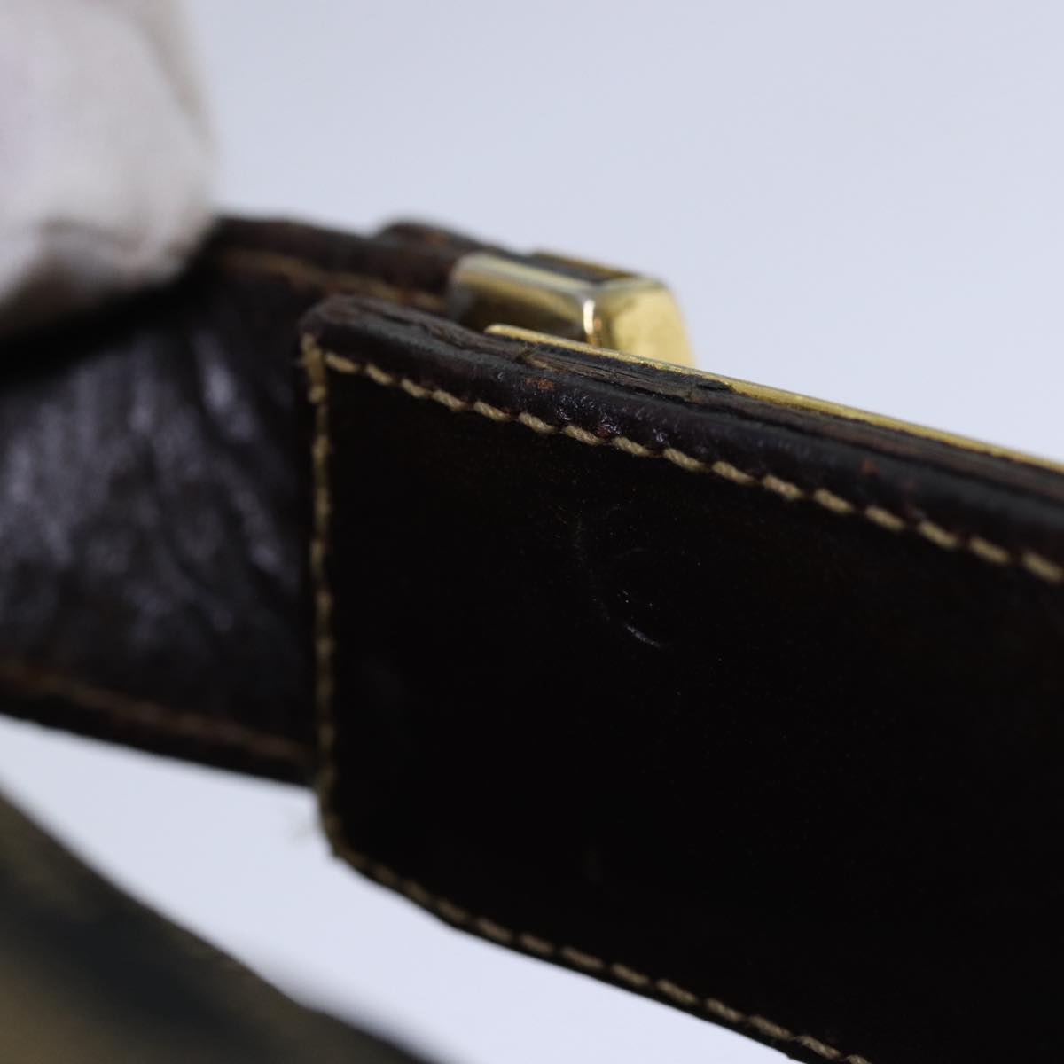 FENDI Zucca Canvas Vanity Hand Bag Brown83809