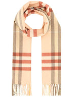 Burberry Check Cashmere Scarf Teacup