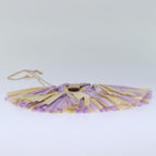 FENDI Airpods pouch Pico Bucket Raffia Beige Purple83833