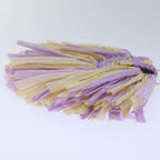 FENDI Airpods pouch Pico Bucket Raffia Beige Purple83833