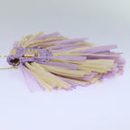 FENDI Airpods pouch Pico Bucket Raffia Beige Purple83833
