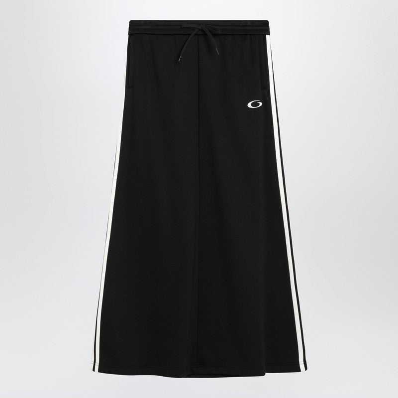 Balenciaga Long Black Skirt Loop Sports Icon Women