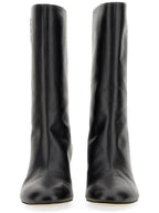 Fendi Karligraphy Logo Middle Boots Black