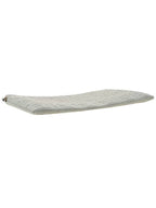Fendi FF Logo Flat Large Clutch Bag Grey