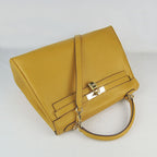Hermes Kelly 32cm Togo Leather Handbag 6108 Yellow Golde