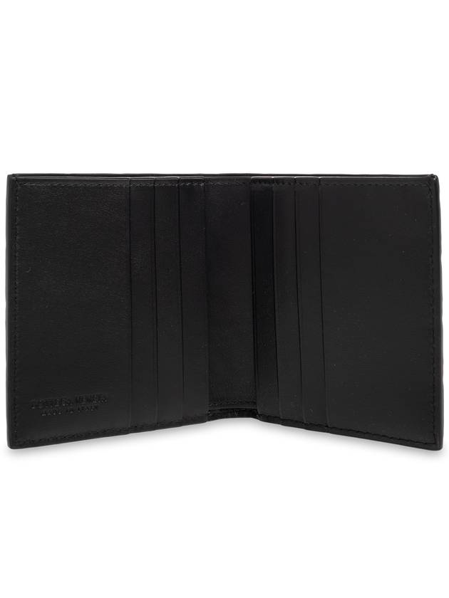 Bottega Veneta Intrecciato Slim Half Wallet Black