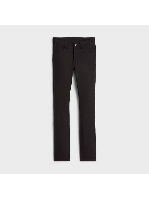 CELINE Demin Straight Pants Vintage Pure Black