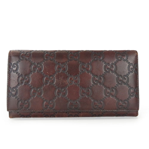 GUCCI Bifold Wallet Sima Leather