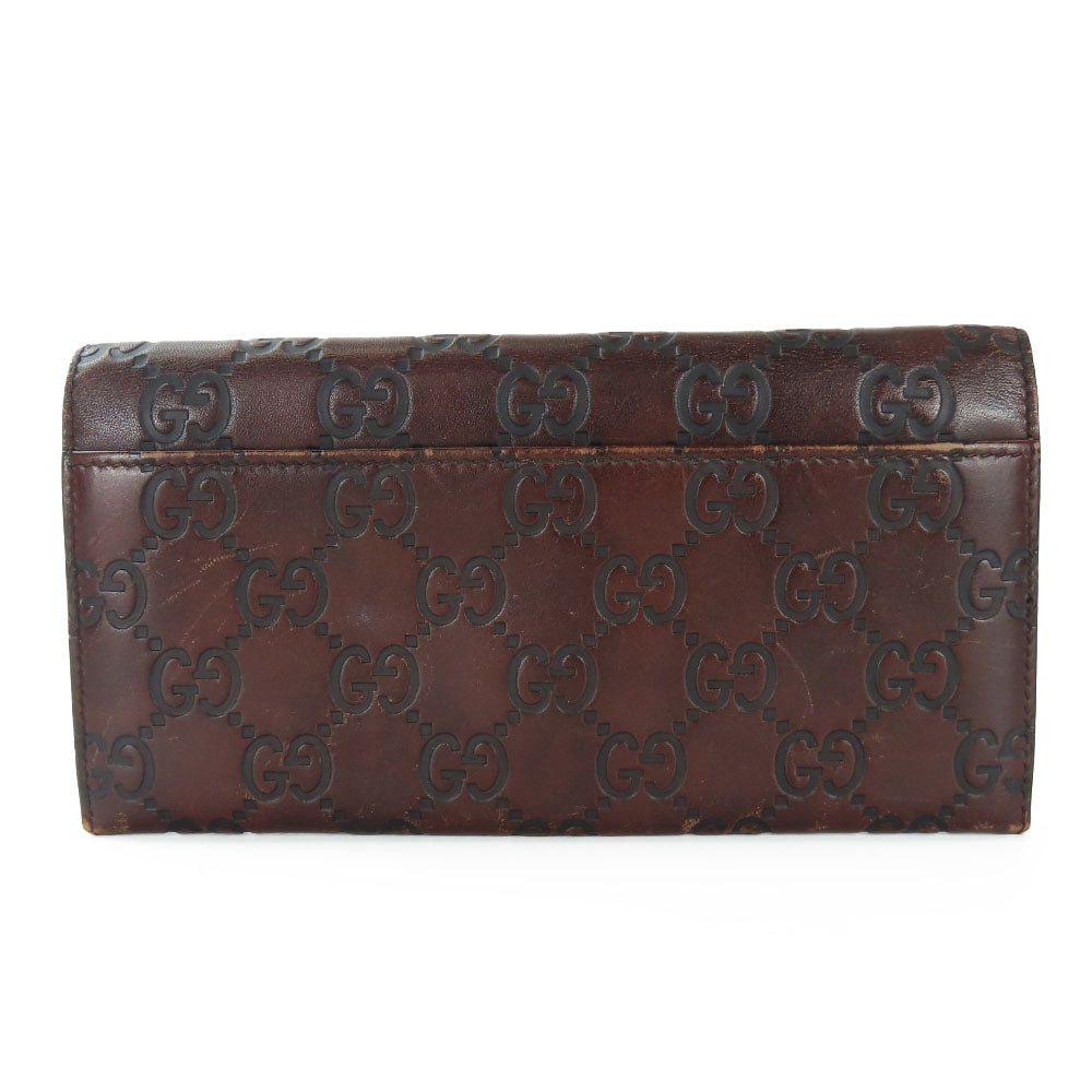 GUCCI Bifold Wallet Sima Leather