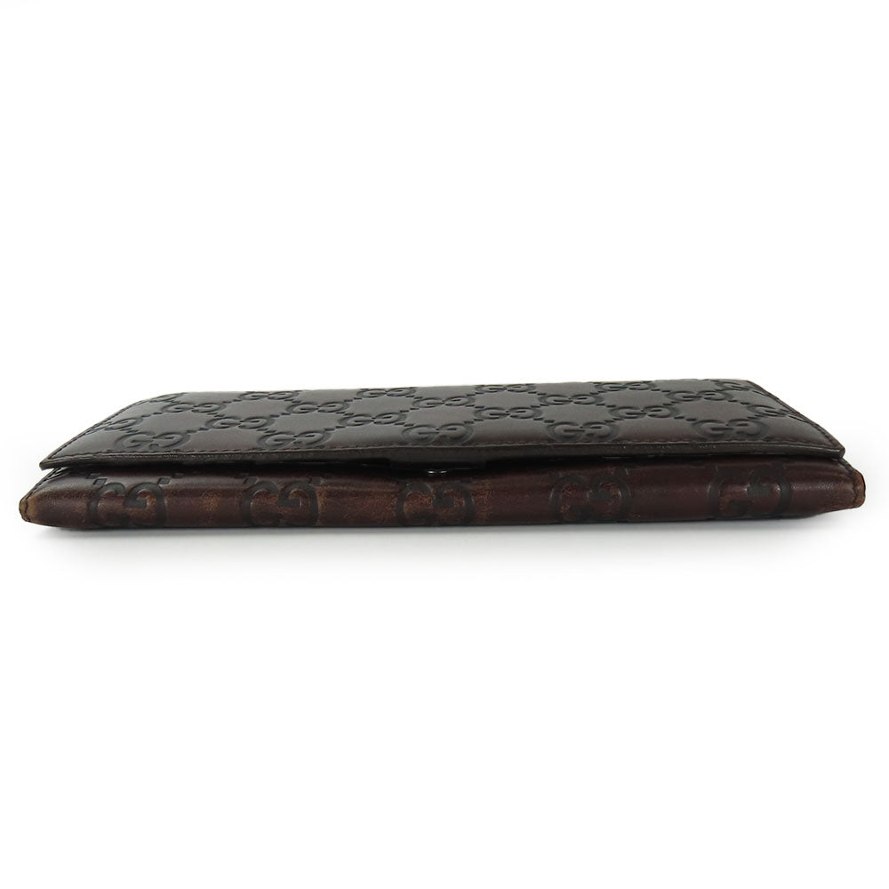 GUCCI Bifold Wallet Sima Leather