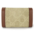 Gucci GG Canvas Calfskin Key Holder 282432