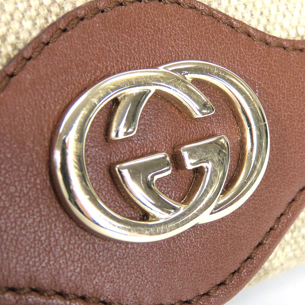 Gucci GG Canvas Calfskin Key Holder 282432