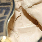 FENDI Zucca Canvas Vanity Pouch Brown Black84312