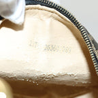 FENDI Zucca Canvas Vanity Pouch Brown Black84312