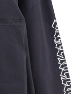 Balenciaga Women Blackletter Script Motif Hoodie