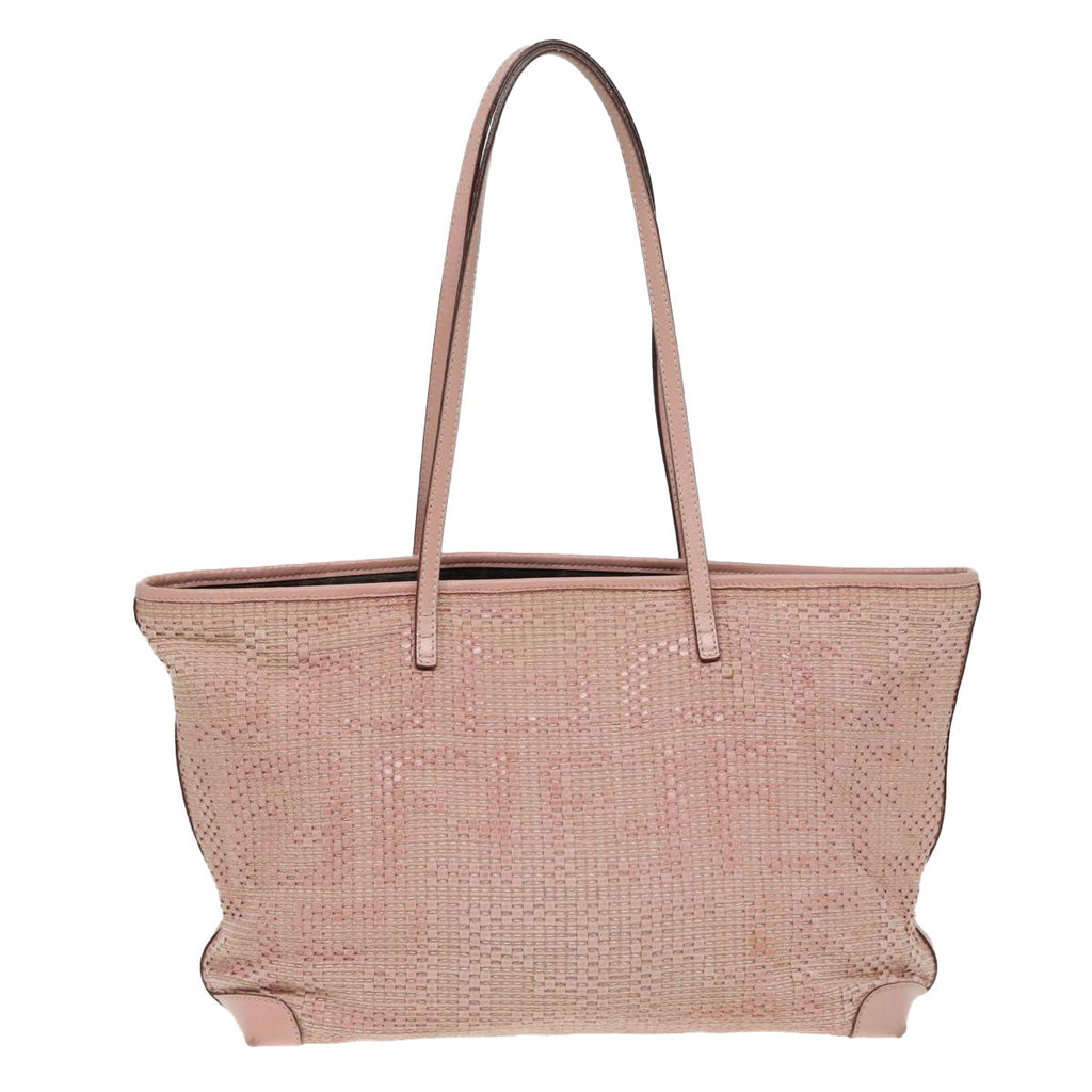 FENDI Tote Bag Leather Pink84444
