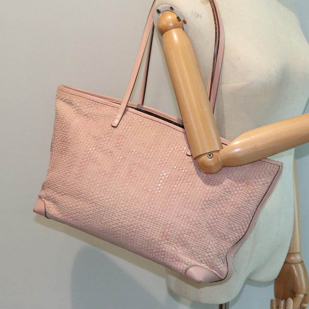 FENDI Tote Bag Leather Pink84444