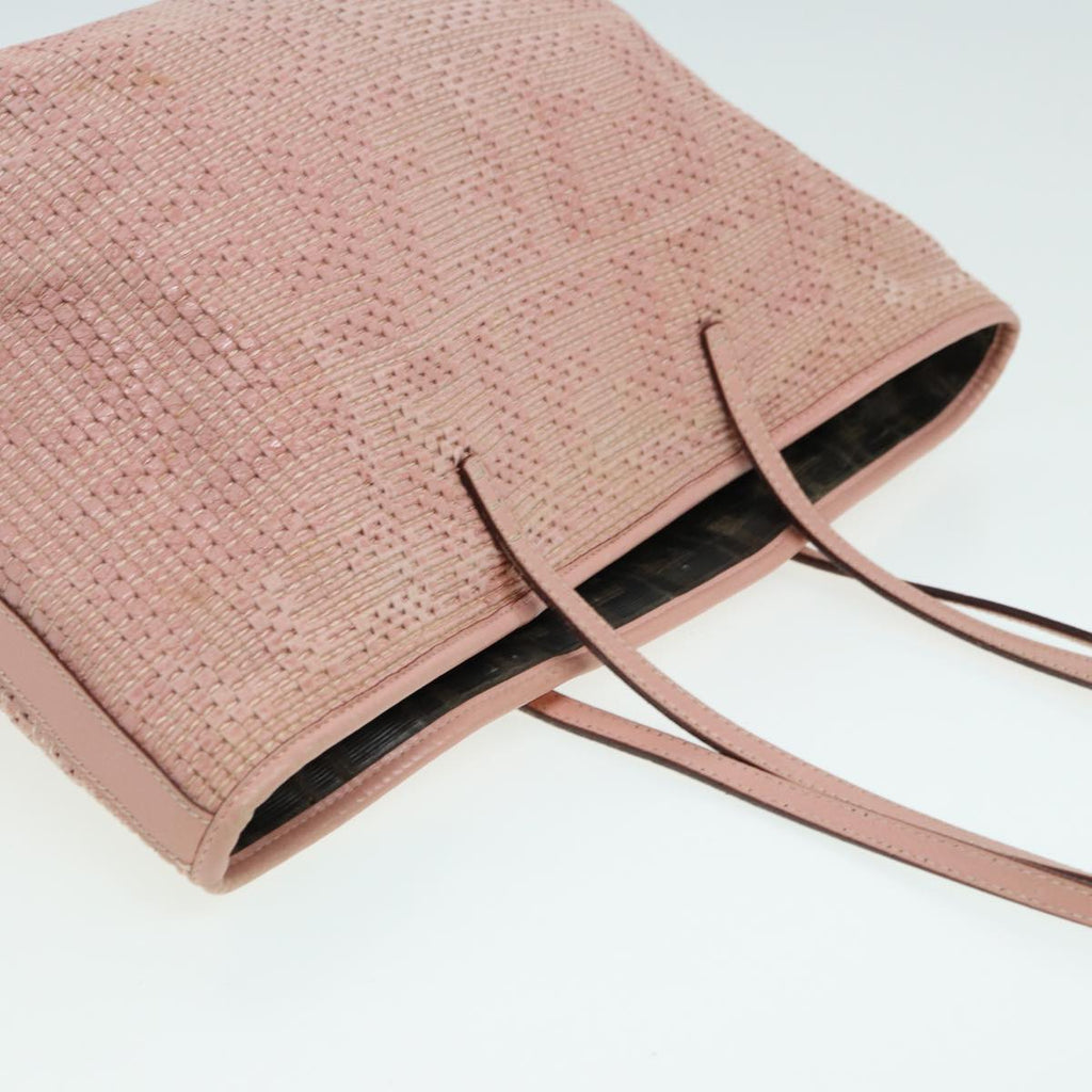 FENDI Tote Bag Leather Pink84444