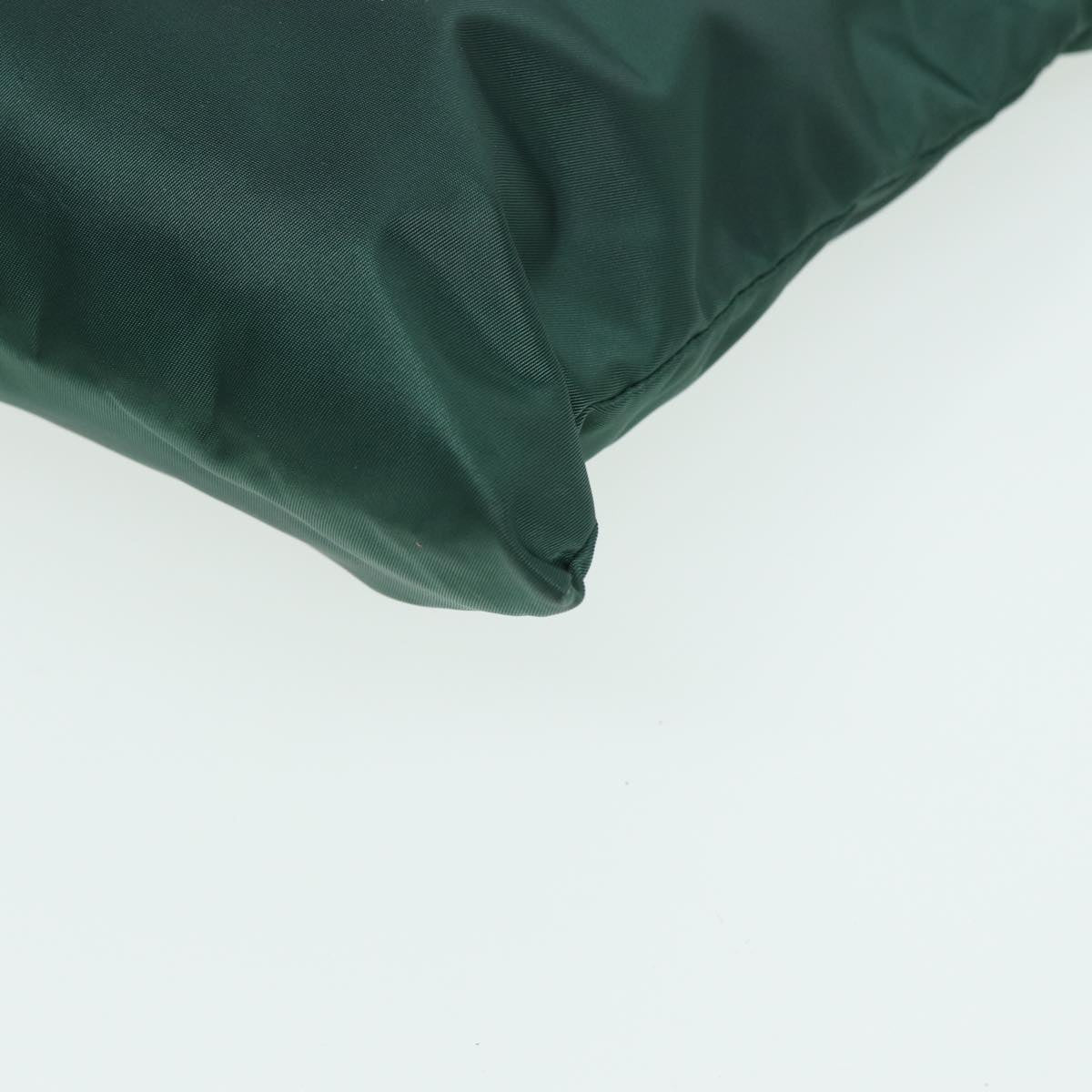 FENDI Tote Bag Nylon Leather Green Brown84445