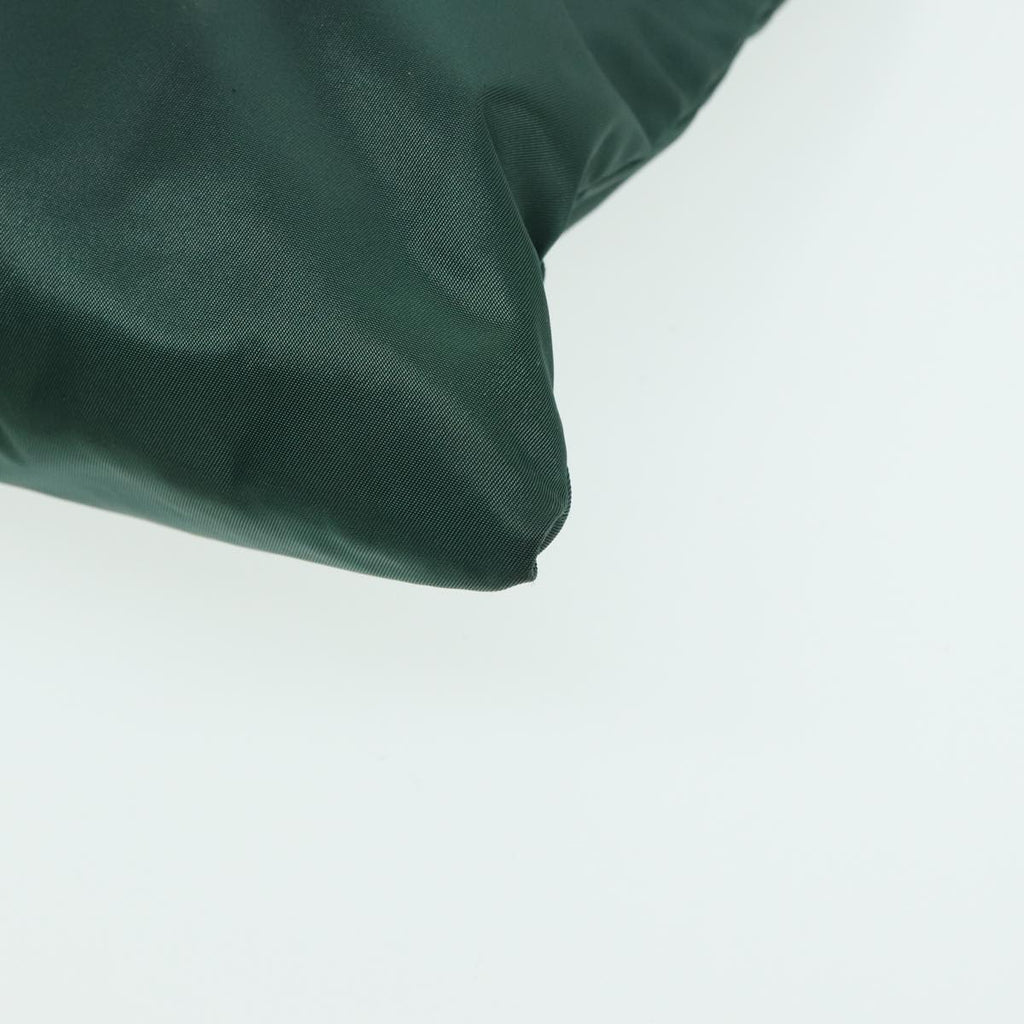 FENDI Tote Bag Nylon Leather Green Brown84445