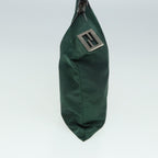 FENDI Tote Bag Nylon Leather Green Brown84445